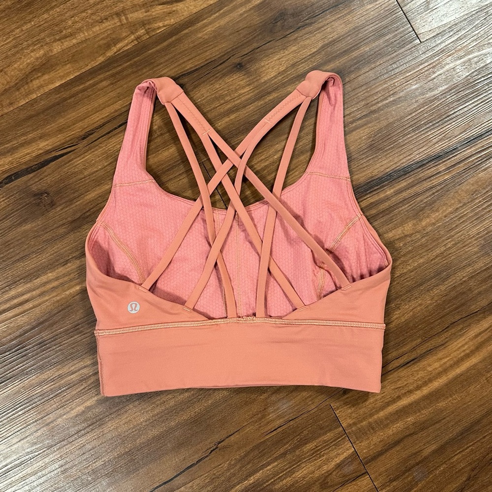 Lululemon Athletica Peach Sports Bra - Picture 2 of 3